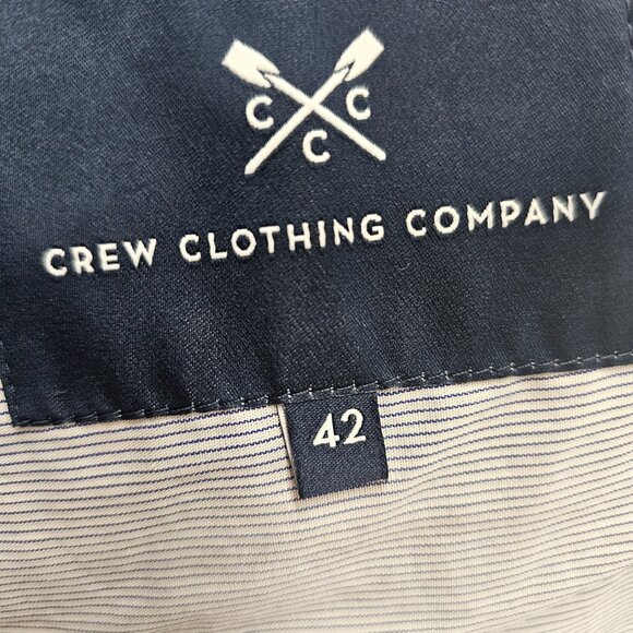 Crew Clothing Company 42R Blue HT 2-Button Sport Coat Blazer Jacket G640 - Picture 11 of 11